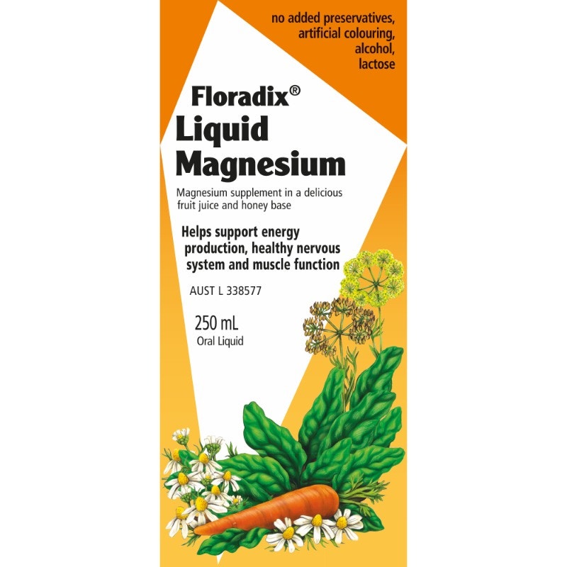 Floradix 鐵元 礦物營養液 富含鎂元素 250ml