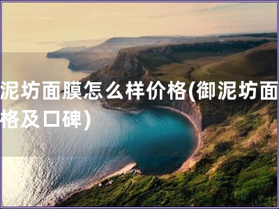 御泥坊面膜怎么樣價格(御泥坊面膜價格及口碑)