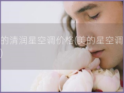 美的清潤星空調(diào)價格(美的星空調(diào)價格)