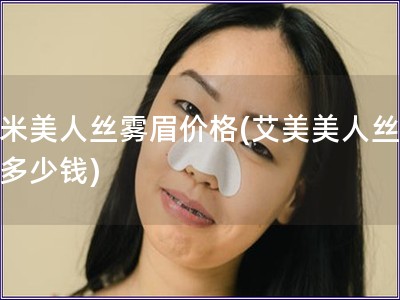 艾米美人絲霧眉價格(艾美美人絲霧眉多少錢)